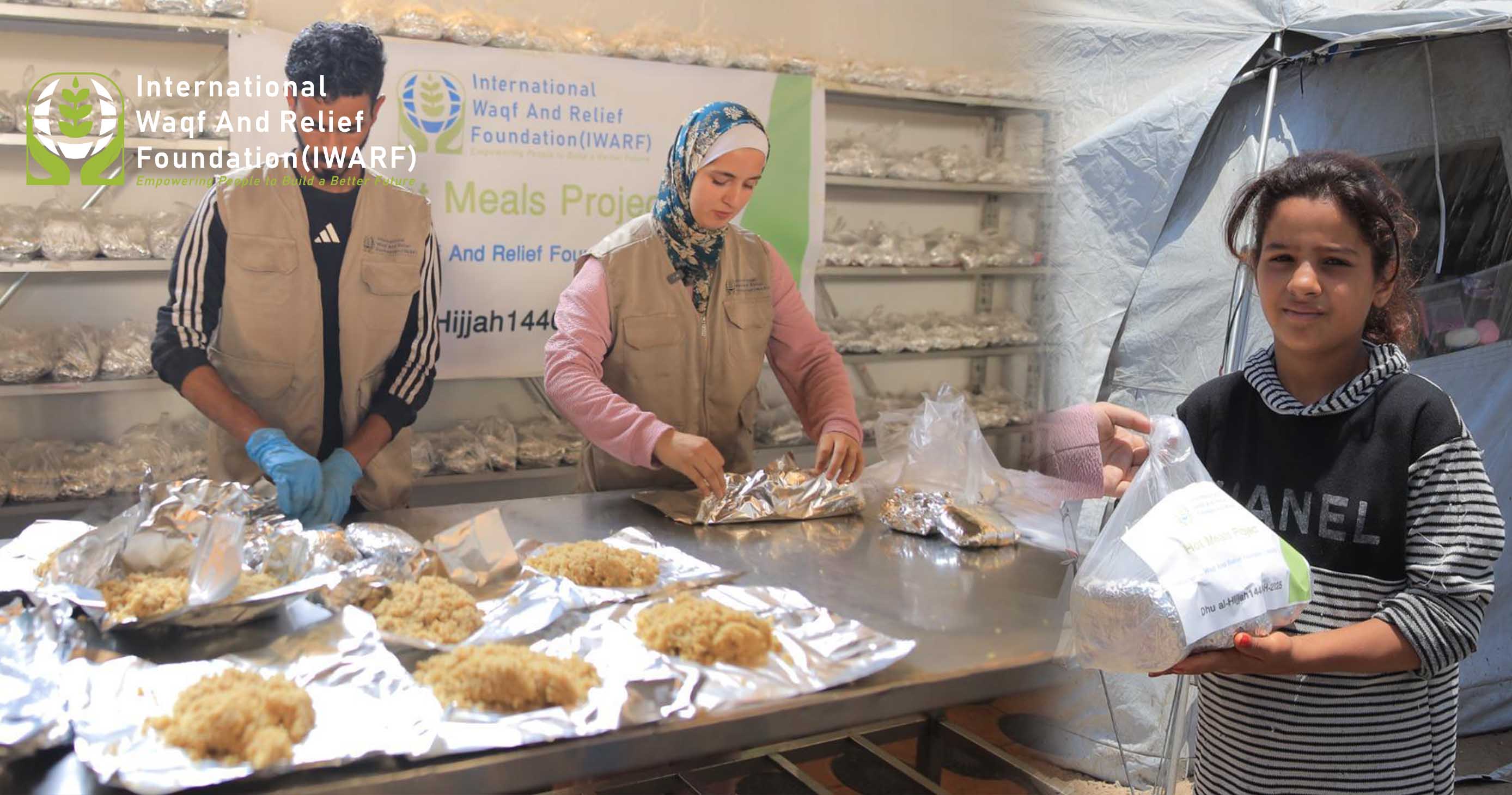 Every day hot meals in Gaza